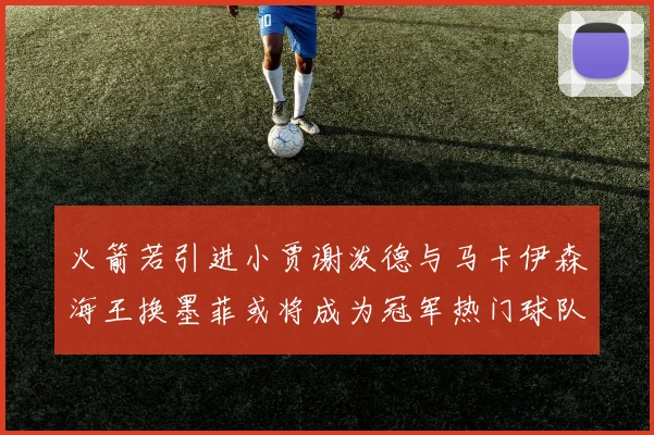 火箭若引进小贾谢泼德与马卡伊森海王换墨菲或将成为冠军热门球队